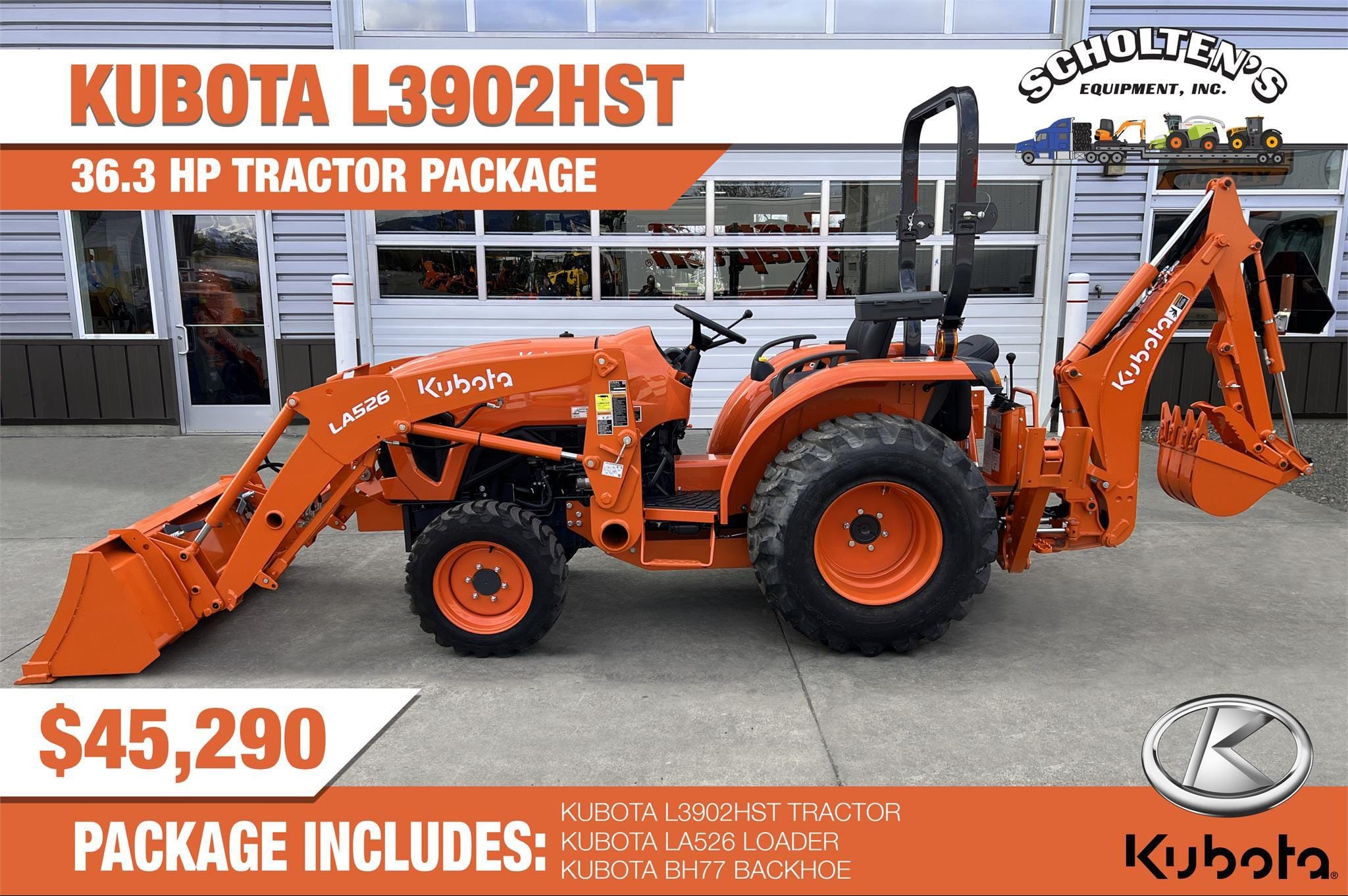 Main image Kubota L3902HST