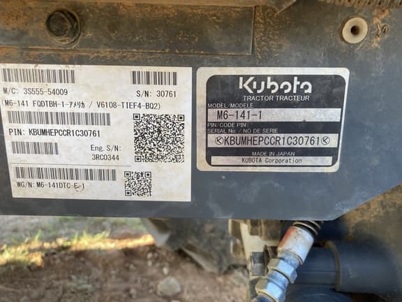 Image of Kubota M6-141 Image 1