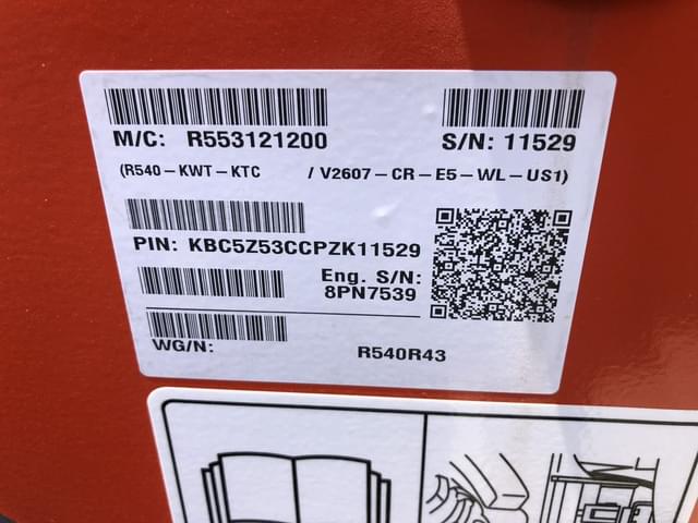 Image of Kubota R540 equipment image 1