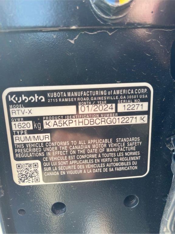 Image of Kubota RTV-X equipment image 2