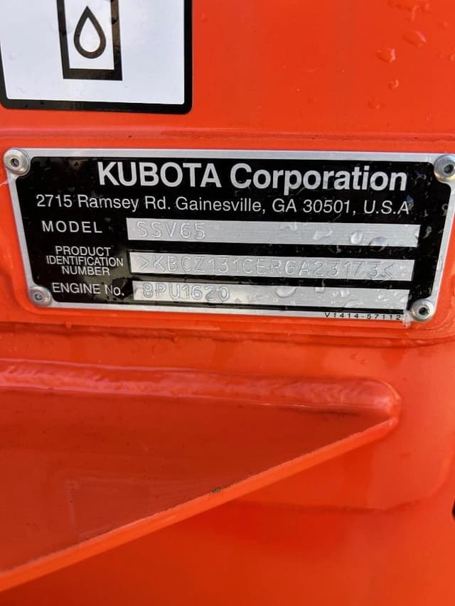 Image of Kubota SSV65 equipment image 3