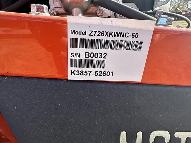 Image of Kubota Z726X equipment image 4