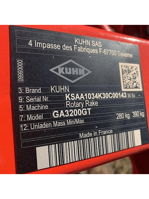 Image of Kuhn GA 3200 GT equipment image 4