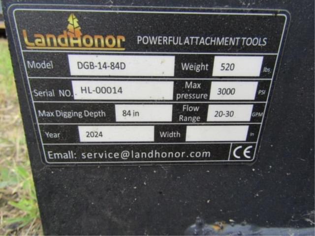 Image of Land Honor DGB-14-84D equipment image 4