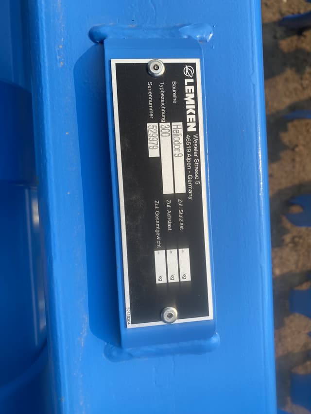 Image of Lemken Heliodor 9/300 equipment image 4