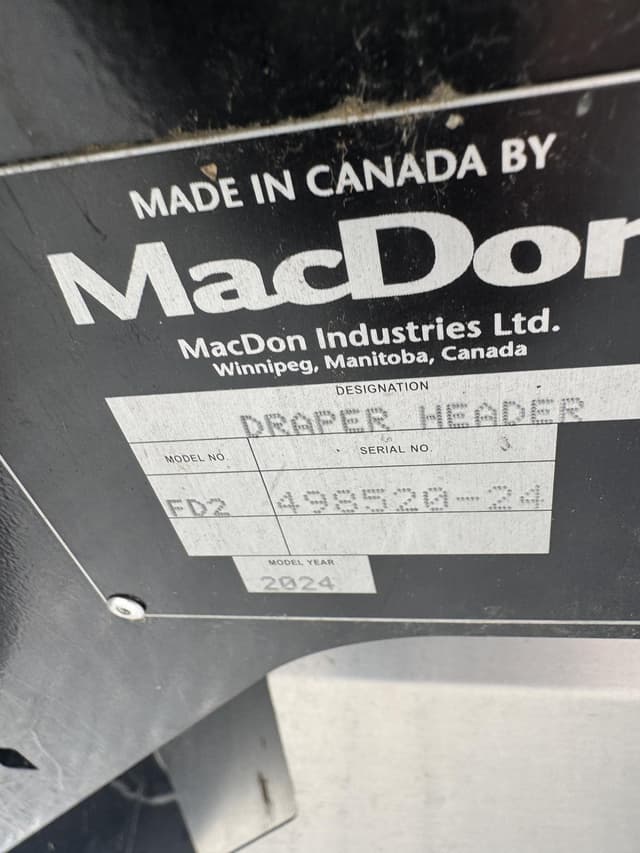 Image of MacDon FD240 equipment image 1