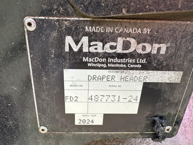 Image of MacDon FD240 equipment image 1