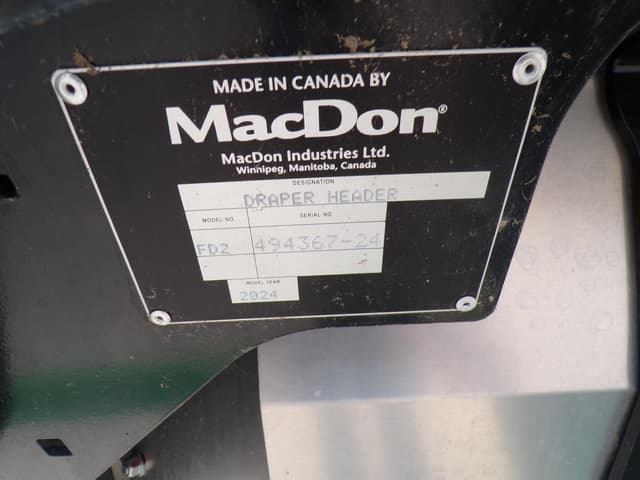 Image of MacDon FD240 equipment image 2