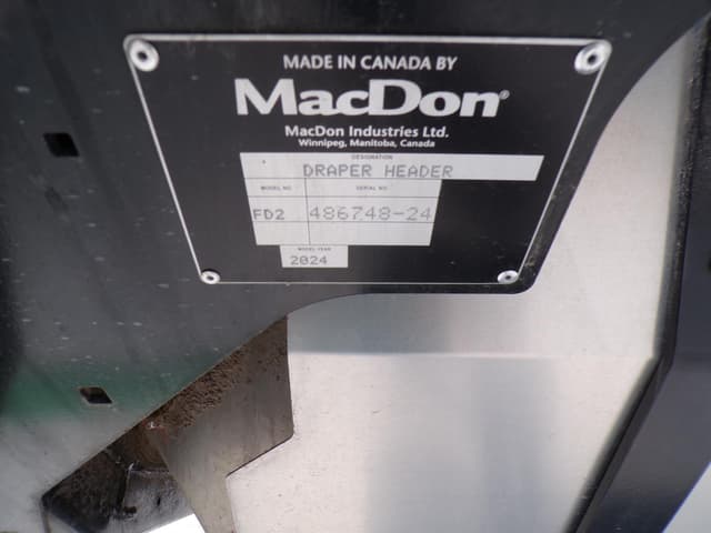 Image of MacDon FD250 equipment image 1