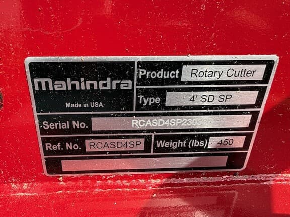 Image of Mahindra 4SD equipment image 3