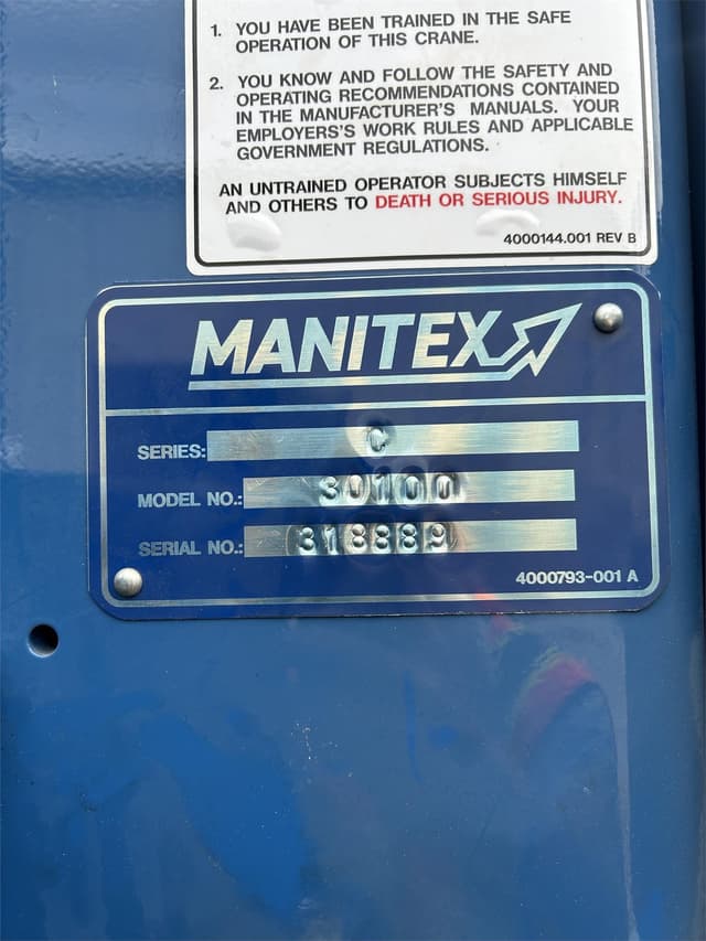 Image of Manitex 30100C equipment image 4
