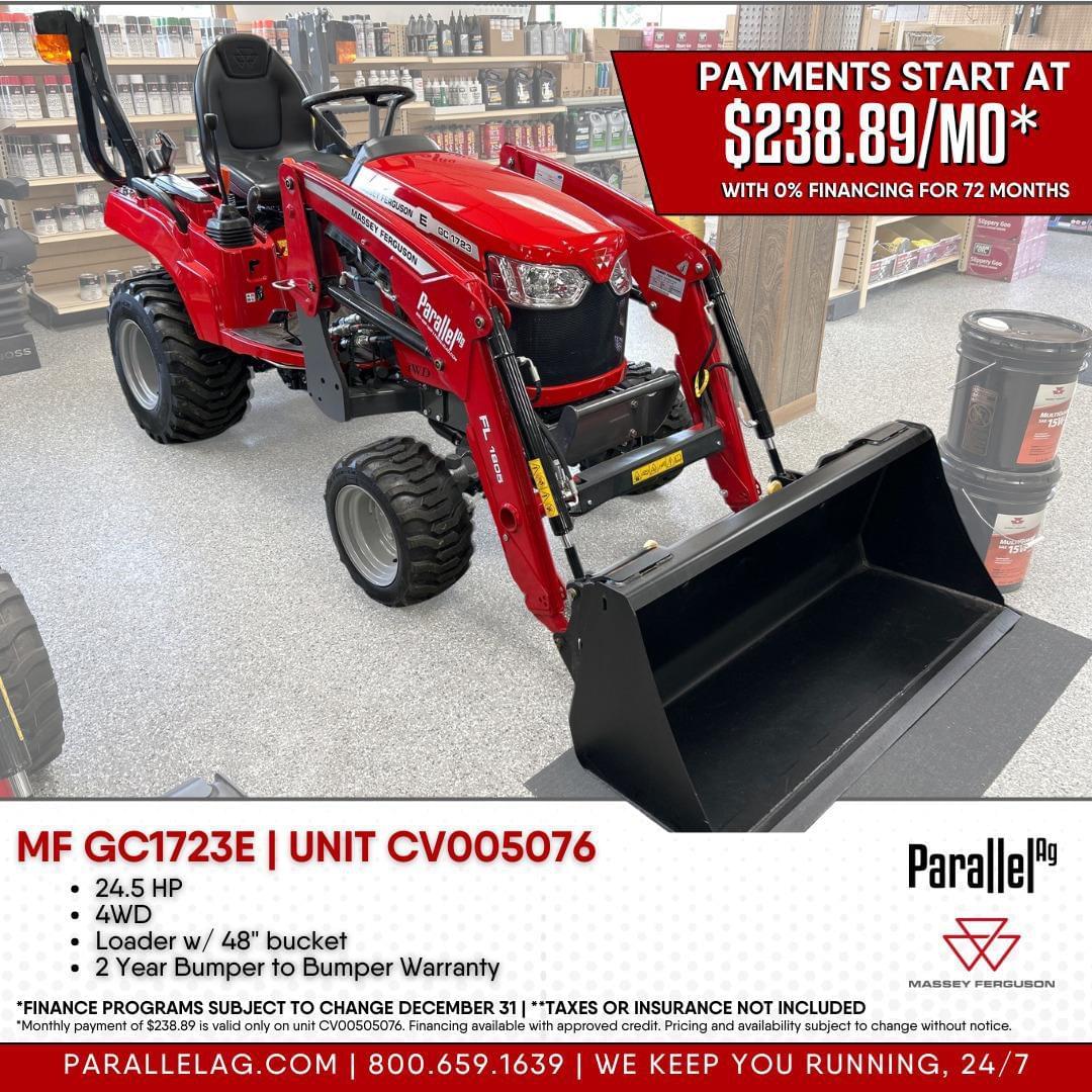 Image of Massey Ferguson GC1723E Primary image