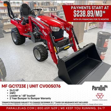 Main image Massey Ferguson GC1723E