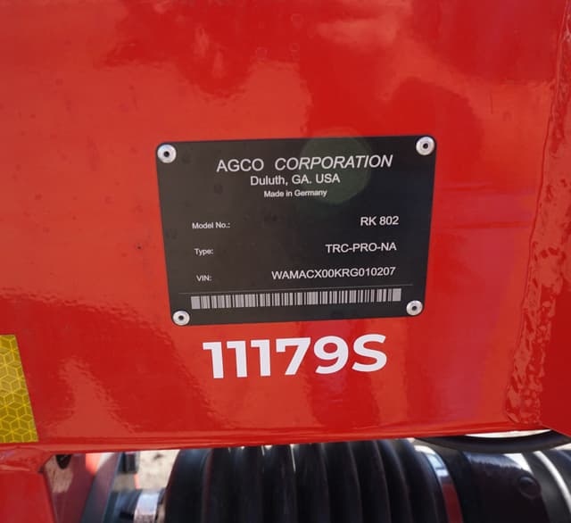 Image of Massey Ferguson RK802 equipment image 4