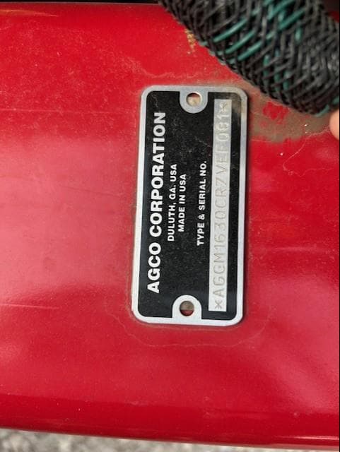 Image of Massey Ferguson VF1630 equipment image 2