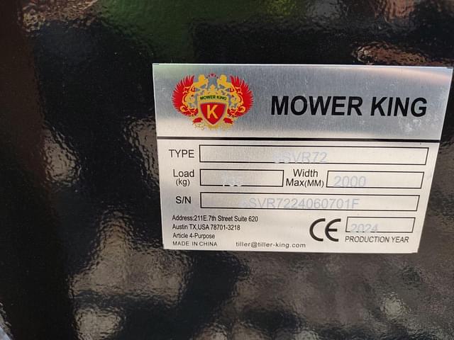 Image of Mower King SSVR72 equipment image 4