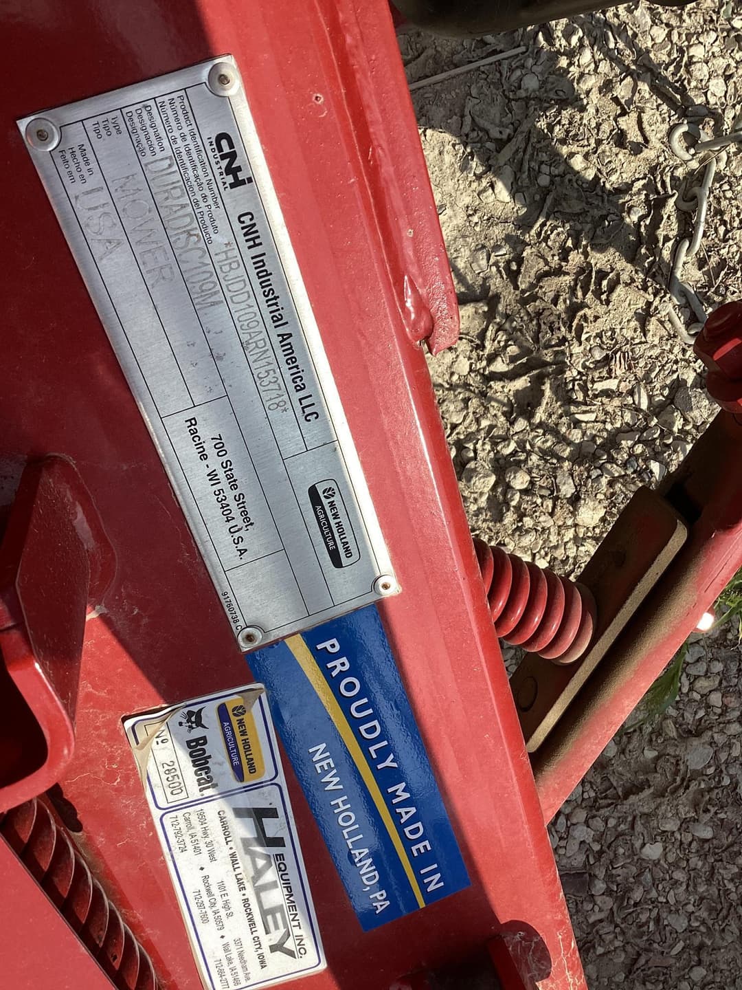 Image of New Holland Duradisc 109M Image 1