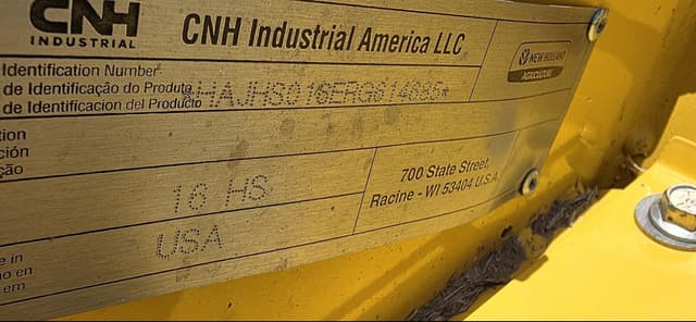 Image of New Holland 16HS equipment image 1