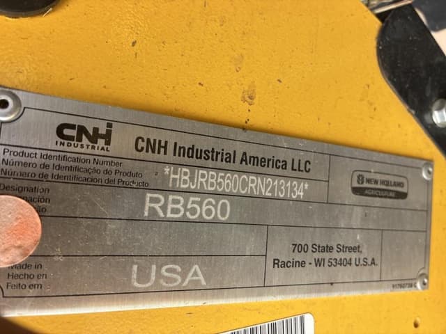 Image of New Holland RB560 equipment image 4