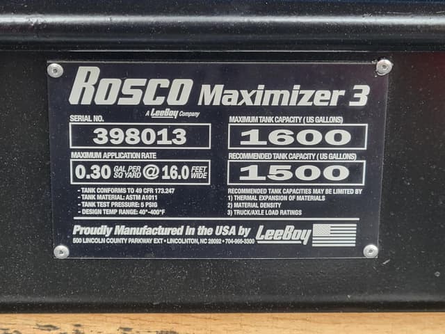 Image of Rosco Maximizer 3B equipment image 4