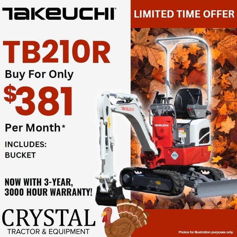 2025 Takeuchi TB210R Equipment Image0
