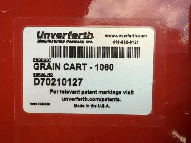 Image of Unverferth 1060 equipment image 4