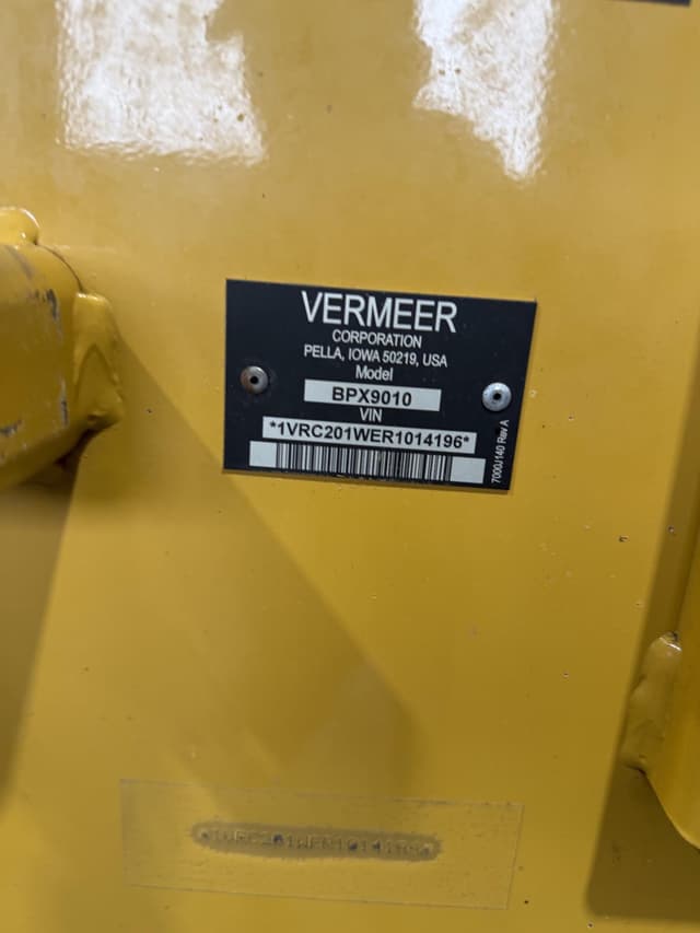 Image of Vermeer BPX9010 equipment image 2