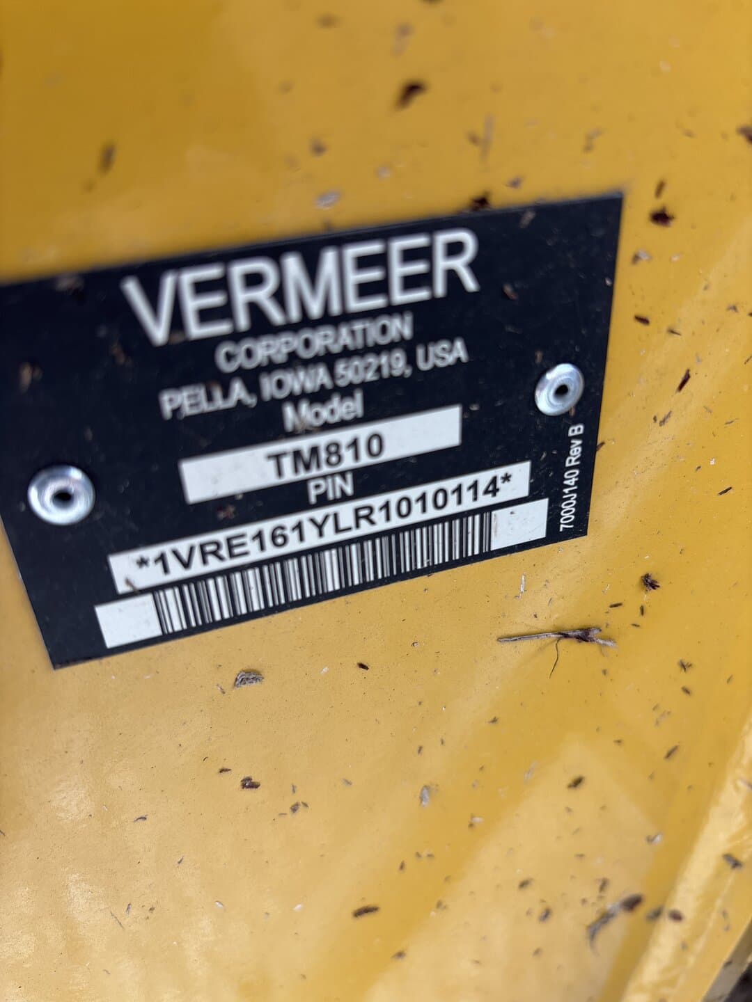 Image of Vermeer TM810 Image 1