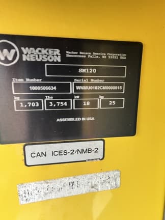 Image of Wacker Neuson SM120 equipment image 2