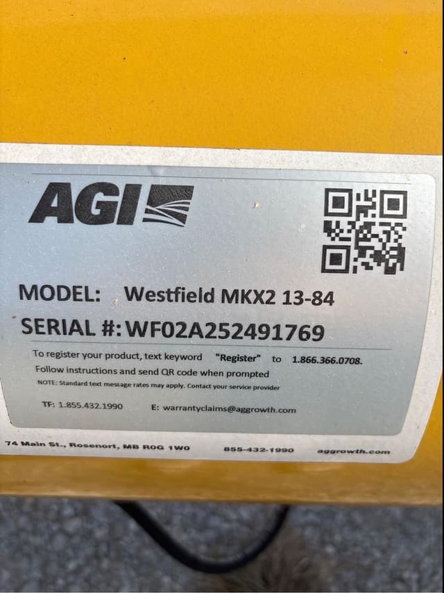 Image of Westfield MKX2 13-84 equipment image 2