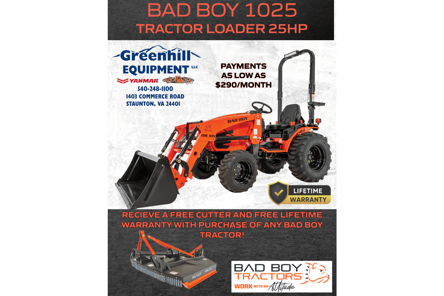 Main image Bad Boy 1025H