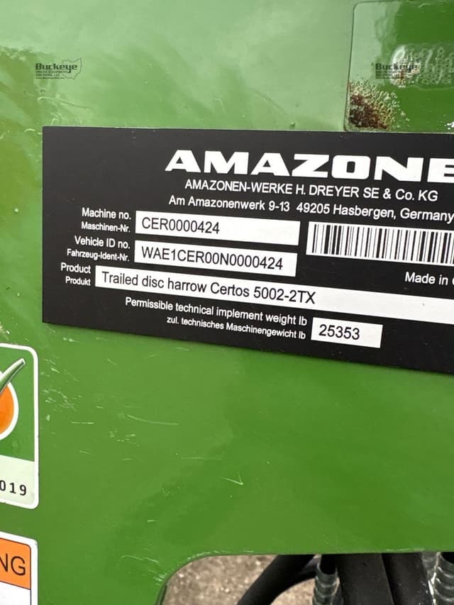 Image of Amazone Certos 5002-2TX equipment image 4