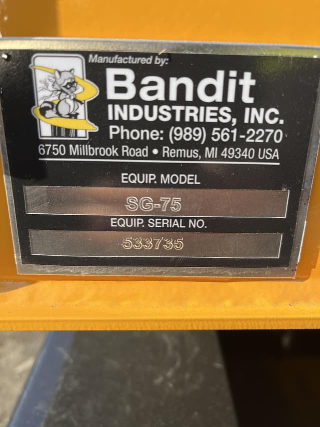 Image of Bandit SG-75 equipment image 4