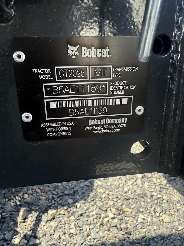 Image of Bobcat CT2025 equipment image 4