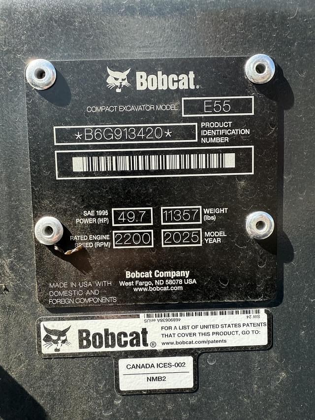 Image of Bobcat E55 equipment image 4
