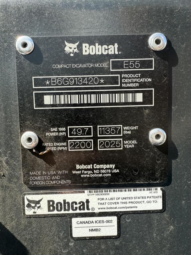 Image of Bobcat E55 equipment image 4