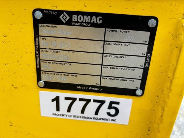 Image of Bomag BW138AD-5 equipment image 4