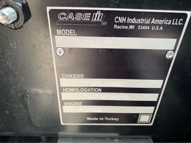 Image of Case IH Farmall 75C equipment image 2