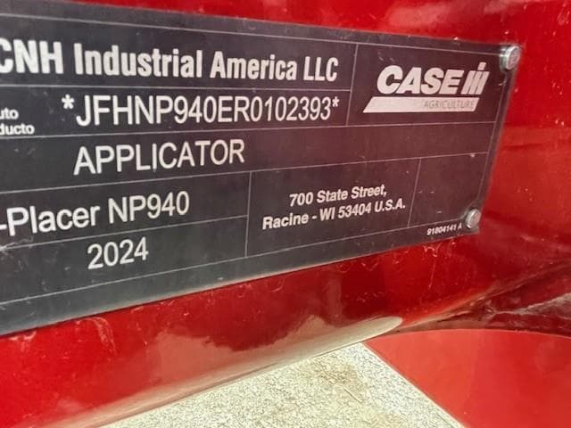 Image of Case IH Nutri Placer 940 equipment image 4