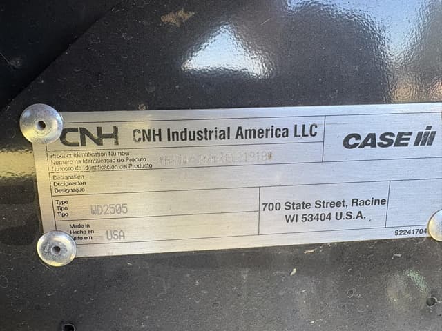 Image of Case IH WD2505 equipment image 1