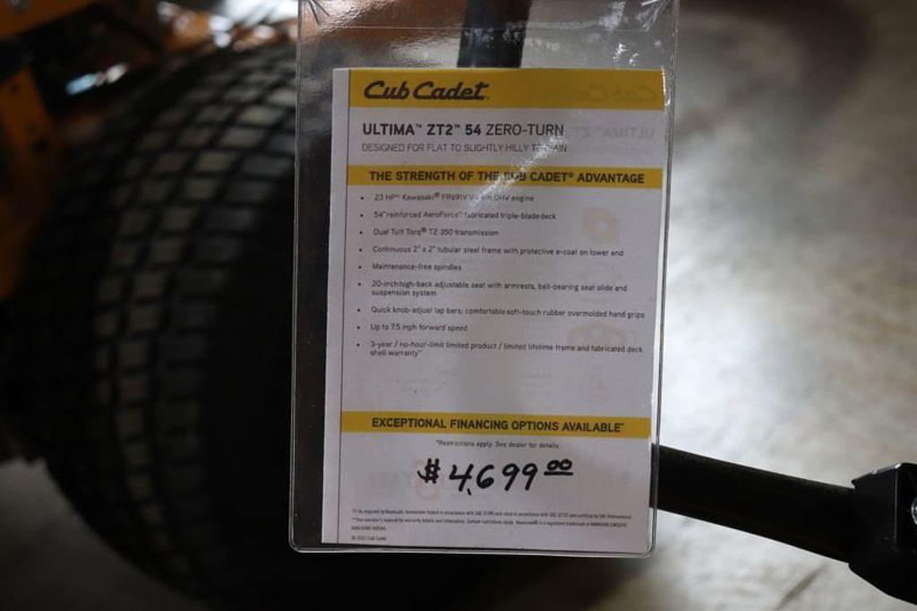 Image of Cub Cadet Ultima ZT2 Image 0