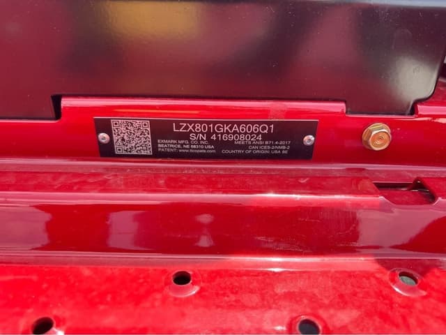 Image of Exmark LZX801GKA606Q1 equipment image 2