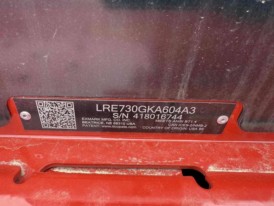 Image of Exmark LRE730GKA604A3 Image 1