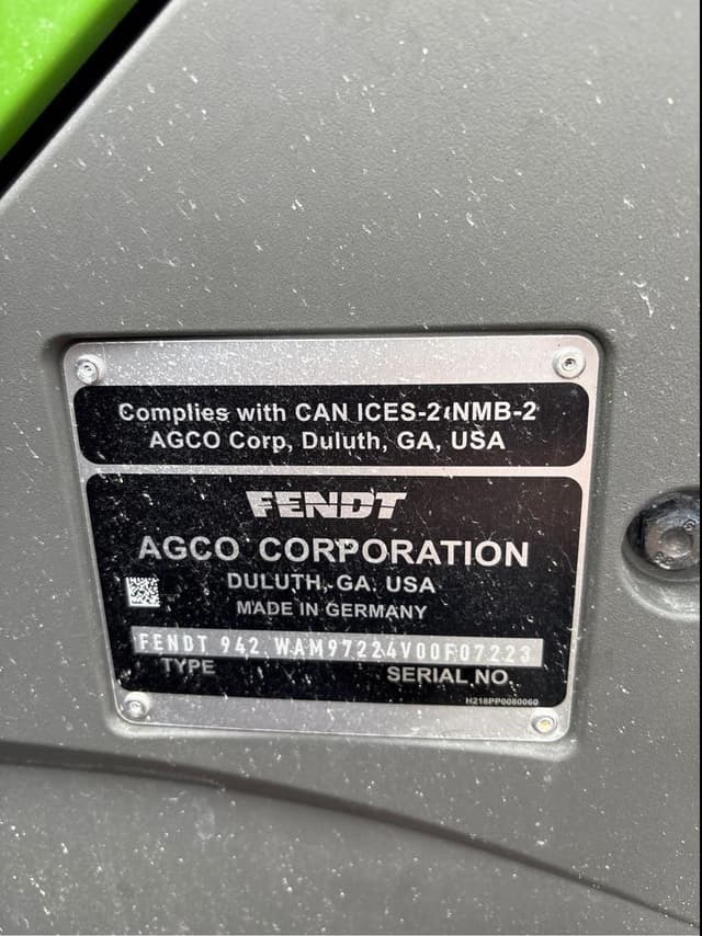 Image of Fendt 942 Vario equipment image 2