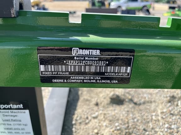 Image of Frontier AP12F equipment image 4