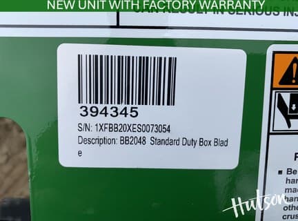 Image of Frontier BB2048 equipment image 4