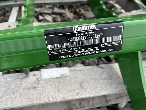 Image of Frontier MG20F equipment image 3