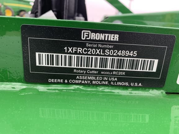 Image of Frontier RC2048 equipment image 4