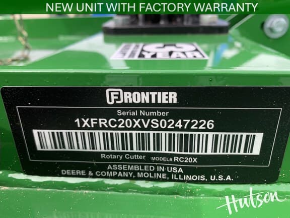 Image of Frontier RC2048 equipment image 3