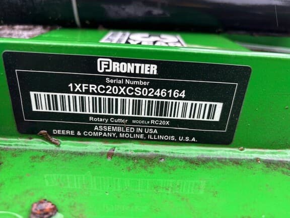Image of Frontier RC2060 equipment image 2